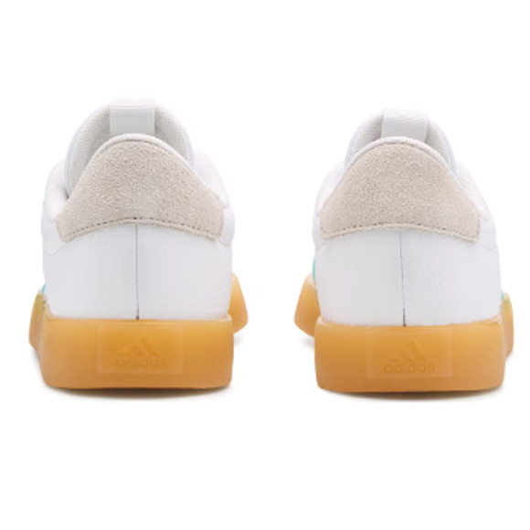 NEW ADIDAS VL Court Base Women's Size 10, White/Mint - Picture 5 of 6